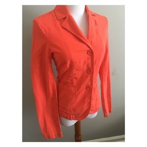 Benetton coral denim blazer💕❤️